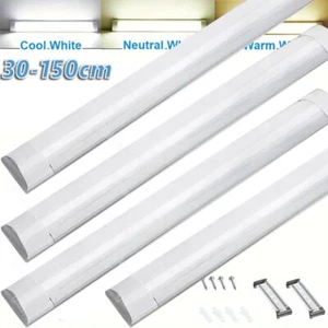 LED wet room light wall light basement light fixture bathroom lamp 30-150 cm - Picture 1 of 24