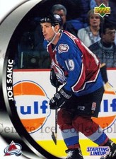 1998 Kenner Starting Lineup Cards Upper Deck #20 Joe Sakic
