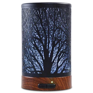 Essential Oil Diffuser 150Ml Metal Aromatherapy Oil Diffuser Ultrasonic Cool Mis - Picture 1 of 12