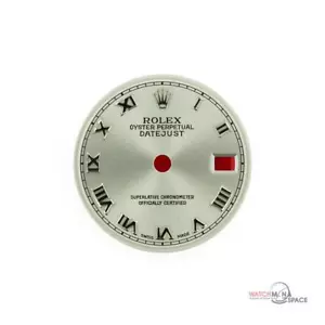 Rolex Datejust 179169 179174 original dama esfera romana plateada S/S #D91 - Imagen 1 de 8