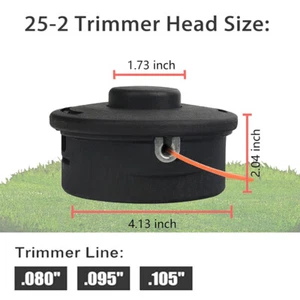 1 pieza OEM genuino para cabezal de recortadora STIHL 25-2 FS55 FS90 FS91 FS94 FS130 FS131 - Imagen 1 de 12