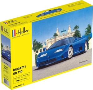 KIT MODELLINO AUTO STATICO HELLER BUGATTI EB 110 MODELLISMO SCALA 1:24 - Foto 1 di 5