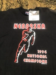 New With Tags Nebraska 94 National Champions 2XL T Shirt Jansport - Picture 1 of 4