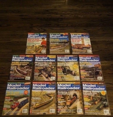 MODEL RAILROADER 2006 Year Jan - Dec 11 Issue Lot No Subscription Labels Clean - Image 1 of 2