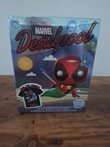 Pop Marvel Collectors Box Metallic Deadpool Mermaid Tee Small - Picture 1 of 5