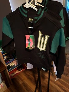 Wicked Pullover Sweatshirt with Patch Black/Green by Paul Tazewell boys XS 4/5 - Picture 1 of 6