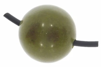  Nephrit Jade Kugel Schmuck Anhänger inkl. Lederband 20mm gebohrt - 20G162 - Bild 1 von 2