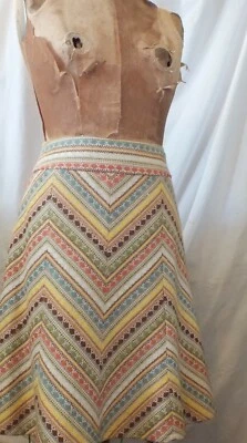 Linda saia multicolorida feminina NANETTE LAPORE tamanho 4  - Imagem 1 de 4