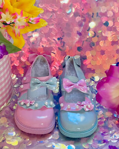 Sweet Lolita Kawaii Candy Bow Mary Janes shoes
