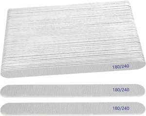 Nail File (50 Packs), Emery Boards for Nails 180/240 Grit Nail Files for Natural - Picture 1 of 12