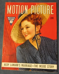 1930 MOTION PICTURE Magazine MYRNA LOY Cover, Hedy Lamarr married, Hollywood - Picture 1 of 12