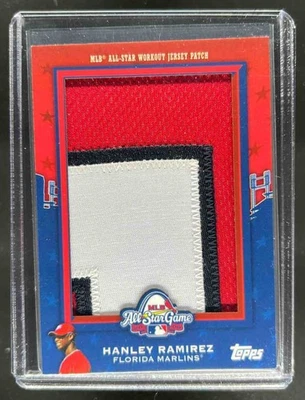 2009 Topps actualizaciones y aspectos destacados Hanley Ramírez All Star Jumbo parches #2/6 Foto 1 de 2