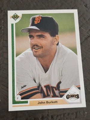 1991 Upper Deck - John Burkett #577 San Francisco Giants - Image 1 of 2