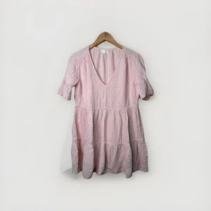 Velvet By Graham & Spencer Mini Dress Women's Gauze Pale Pink XS - Picture 1 of 8