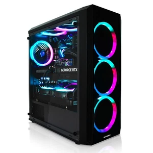 High End Gaming PC AMD 4,60GHz Nvidia Geforce RTX 5060 32GB RAM 1TB SSD WIN11PRO - Afbeelding 1 van 7
