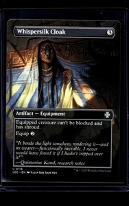 MTG Magic The Gathering LCC Ixalan Commander Borderless #119 Whispersilk Cloak - Picture 1 of 2