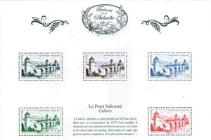 FRANCE 2016 STAMP ON STAMP PROOF SHEET STAMPS ON STAMPS BRIDGE -S12423-3 - Picture 1 of 1