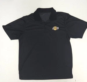 Los Angeles Lakers Herren Tribute Poloshirt schwarz Größe L - Bild 1 von 7