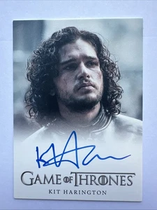Kit Harington As Jon Snow Full Bleed Autograph Card Rittenhouse **RARE** - Picture 1 of 2