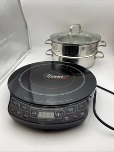NuWave Precision Induction Cooktop #30121 Black Portable /w Stainless Steel Pan - Picture 1 of 14