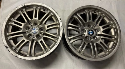 01-06 BMW E46 M3 OEM 18" Style 67 Rear Wheels 18"x9" 5x120 - Image 1 of 4