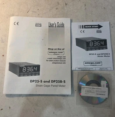 用户指南和软件 Omega DP25-S 和 DP25B - S — 第 1/3 张图片