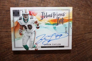 Tarjeta de tinta ilustre Panini impecable Jason Taylor 2023 58/75 - Imagen 1 de 2