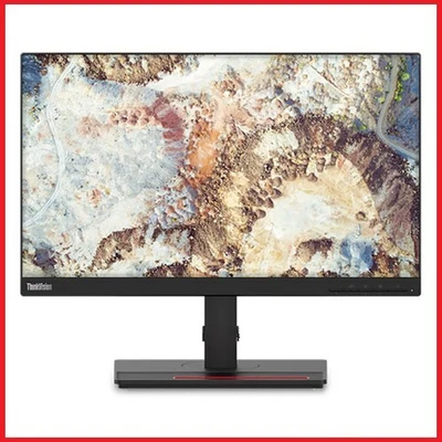 Lenovo  ThinkVision T22i-20 22" Monitor FHD WLED 1920 x 1080 60Hz HDMI DP Stand - Image 1 of 4