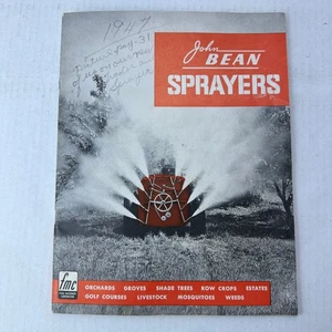 John Bean Sprayers FMC Food Machinery Corporation Catalog Lansing Michigan - Picture 1 of 9