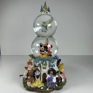 Disney Doppio Globo Neve Mondo Sogno È Un Augurio Il Tuo Cuore Si Illumina Con Scatola - Foto 1 di 9