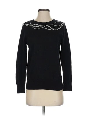 Suéter suéter negro Field Flower para mujer XS Foto 1 de 4