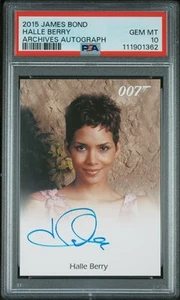 2015 Rittenhouse James Bond Archives autógrafo Halle Berry Jinx PSA 10 firma - Imagen 1 de 2
