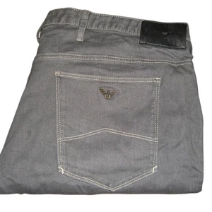 Emporio Armani Jeans J06 Slim Fit Stretch Denim W40 L32 Grey Mens 8n1j06 - Picture 1 of 13
