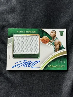 Terry Rozier 2015-16 Immaculate Collection RPA #/10 Rookie Auto Gold RC Celtics - Image 1 of 2