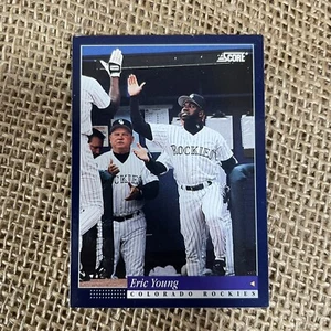 Eric Young ‘94 Colorado Rockies Score Baseball Card 472 Collector - Picture 1 of 4