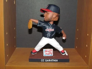 CC Sabathia Hall Of Fame Bobblehead Cleveland Guardians Giveaway 8/3/24 SGA NIB - Picture 1 of 8