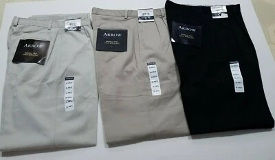 Pantalones Escolares Niños Flecha Plisada Frontal Estilo A856000 Cemento Caqui Negro Talla 18 Foto 1 de 4
