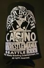 Vtg Wrestlemania XIX Silver Dollar Casino beer koozie Seattle, WA WWE WWF 2003