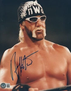 HULK HOGAN signiertes 8x10 FOTO mit Beckett COA (BAS) - Bild 1 von 2