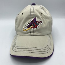 Vintage Akron Aeros Hat Rare 90’s Adult Strapback Adjustable Khaki Beige