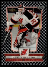 2007-08 McDonald's Upper Deck In the Crease Martin Brodeur New Jersey Devils