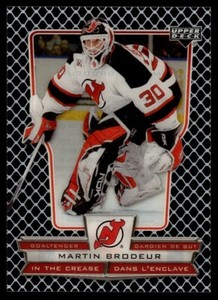 2007-08 McDonald's Upper Deck In the Crease Martin Brodeur New Jersey Devils