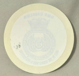 HMS Cavalier "Last of the WW2 Desstroyers" 3.25" sticker Reverse Image - Picture 1 of 1