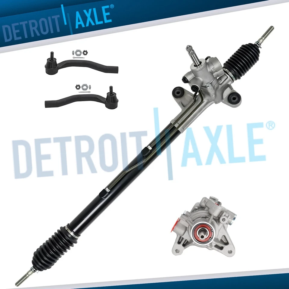 Complete Power Steering Pump Rack and Pinion Tie Rods for 2004 2005 Acura TSX - Image 1 of 4