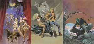 JUEGO COMPLETO DE TARJETAS DE INSERCIÓN DE CROMO FRAZETTA II 2 1993 IMÁGENES CÓMICAS C1 - C3 - Imagen 1 de 1