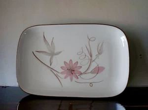 Winfield Pottery California Passion Blumenmuster Servierplatte Tablett RAR - Bild 1 von 24