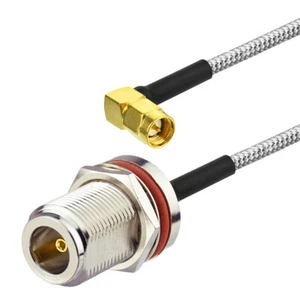 Cable coaxial semirrígido N hembra a SMA macho RA RG402 cable de extensión RF - Imagen 1 de 4
