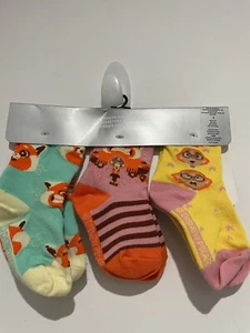 NEW Disney Pixar Turning Red Youth Kids Socks Size S (US 6-10) 3 pairs - Picture 1 of 5