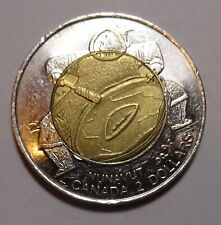 1999 Canada $2 coin, Toonie, Nunavut drummer