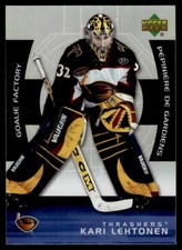 2005-06 Upper Deck McDonald's Goalie Factory Kari Lehtonen Atlanta Thrashers